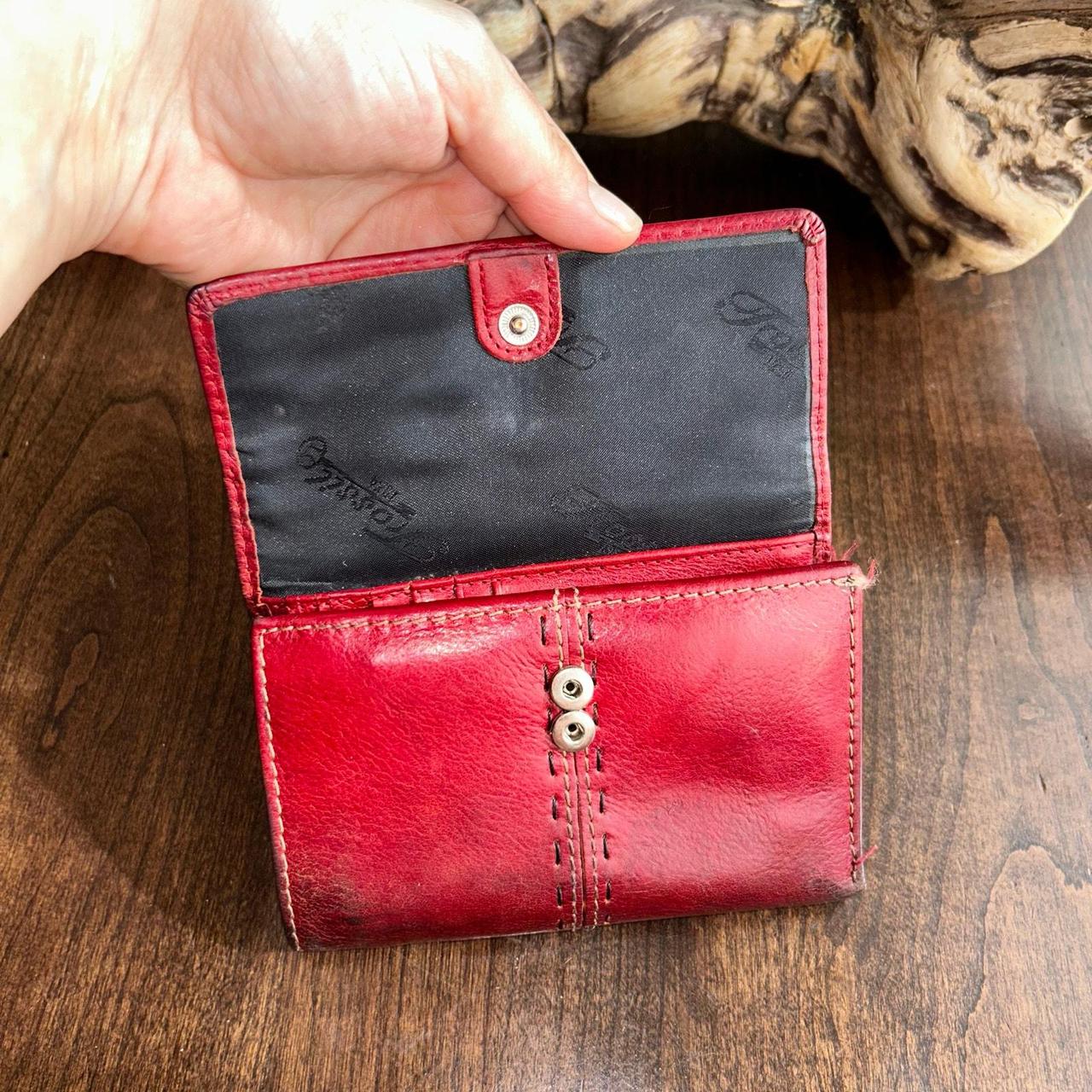Fossil Women's Wallet - Red – Fossil Red Leather … - image 6