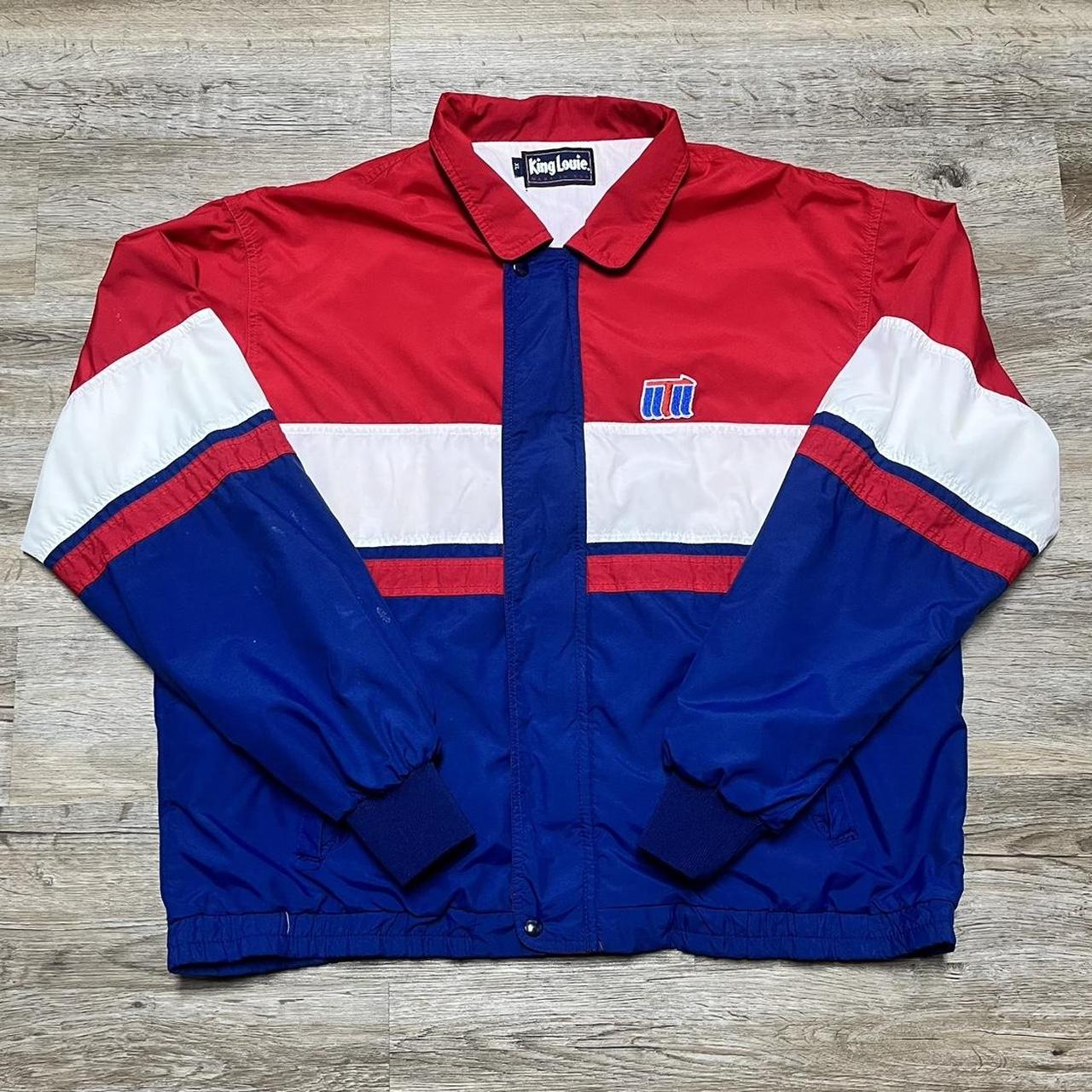 American Vintage Men's Windbreaker Jacket - Red - XL