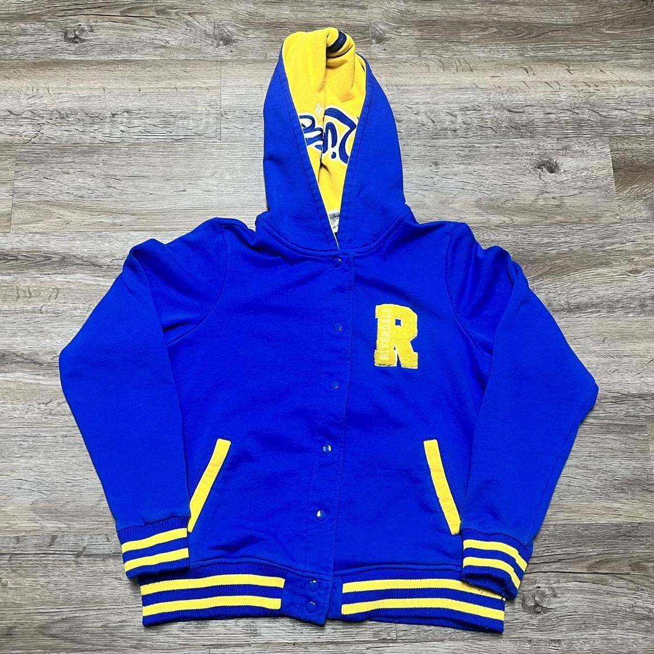 Blue and yellow varsity jacket clearance riverdale