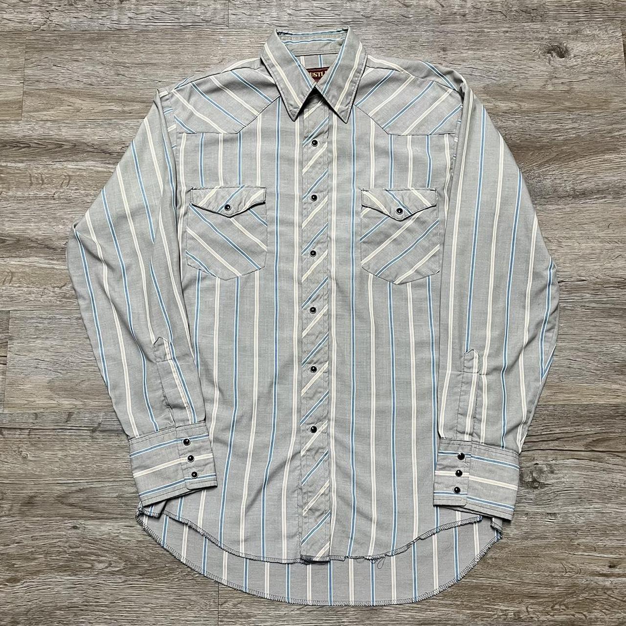 Striped on sale western shirts