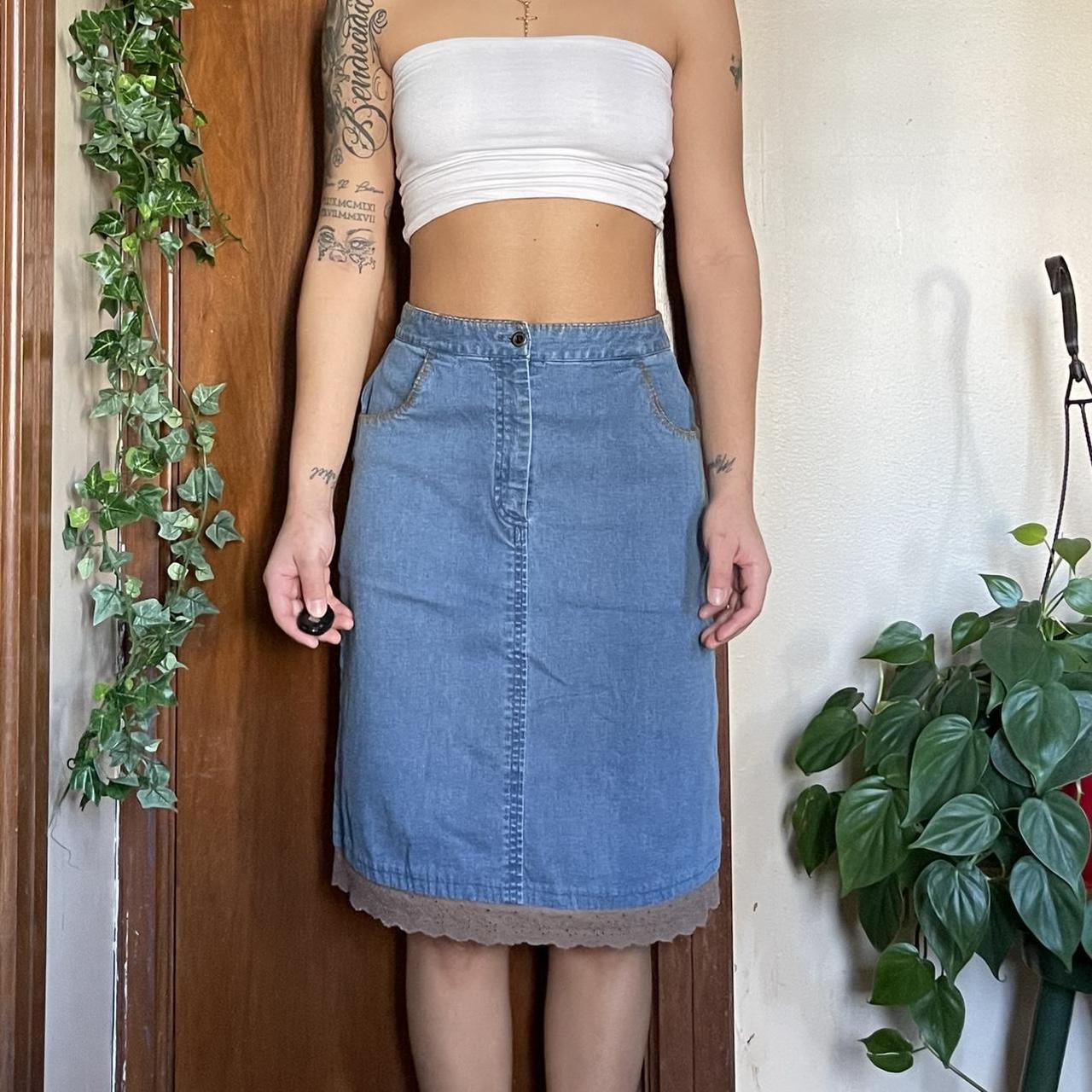 Women's Blue Skirt | Depop