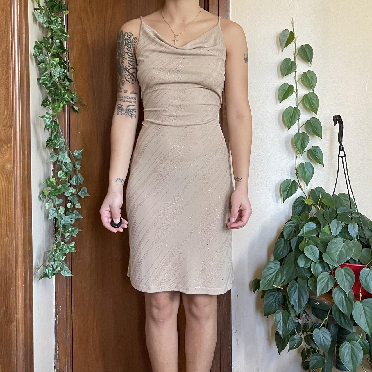 Beautiful 2000s forever 21 gold/tan studded