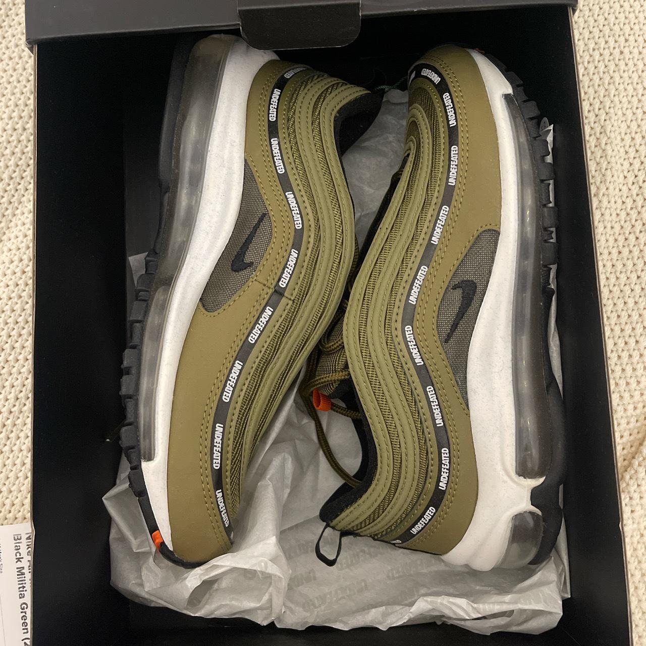 nike air max 97 undefeated black militia green