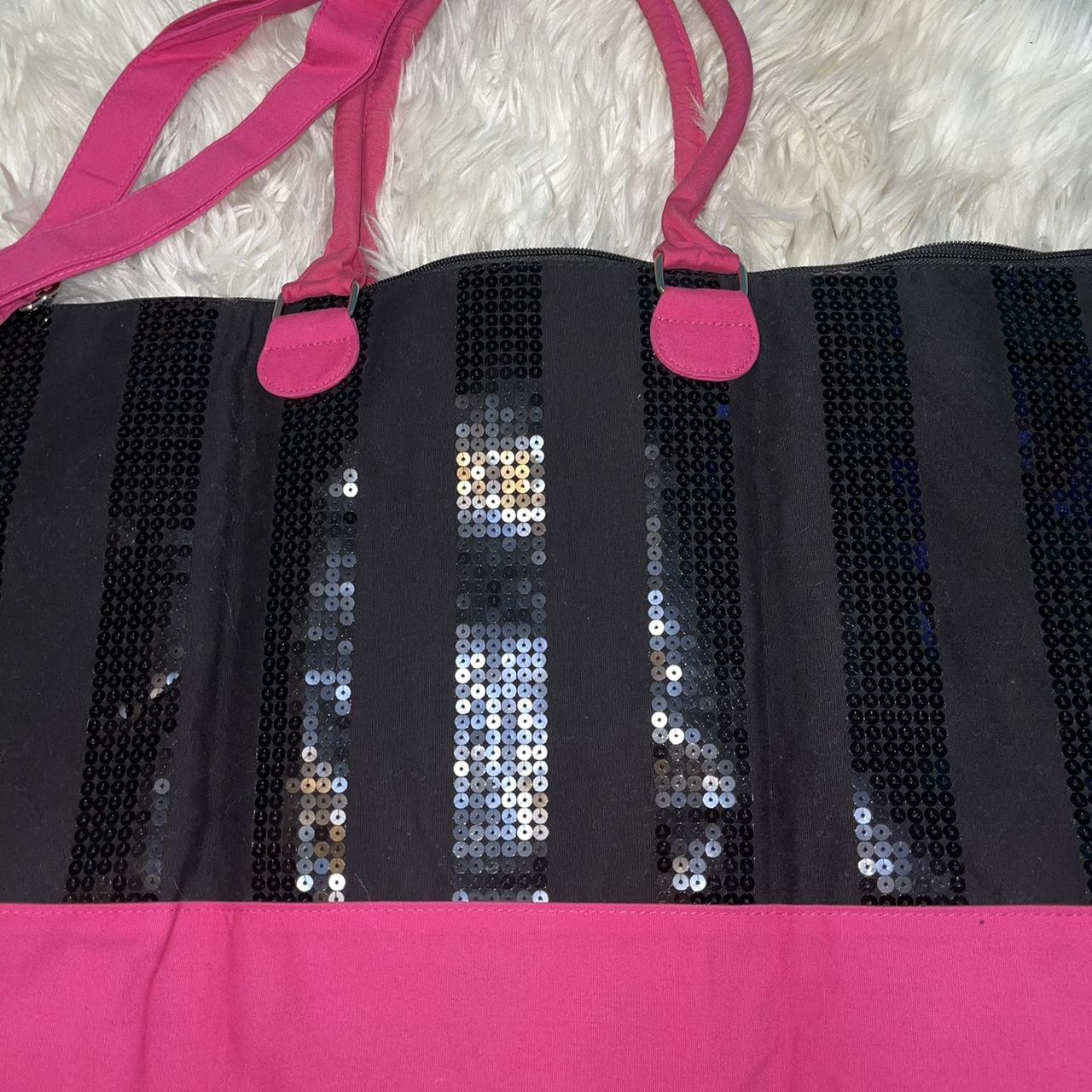 Victoria's Secret Vintage tote bag. Hot pink and - Depop