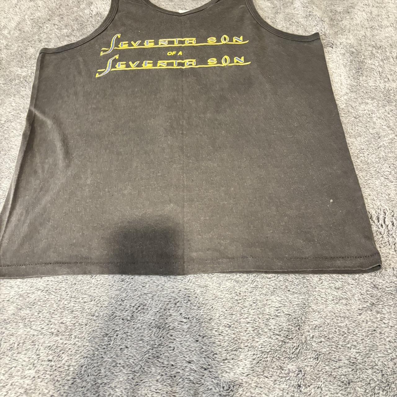 Men's Tank top - Black/Grey - M – Vintage 80s Iro… - image 2