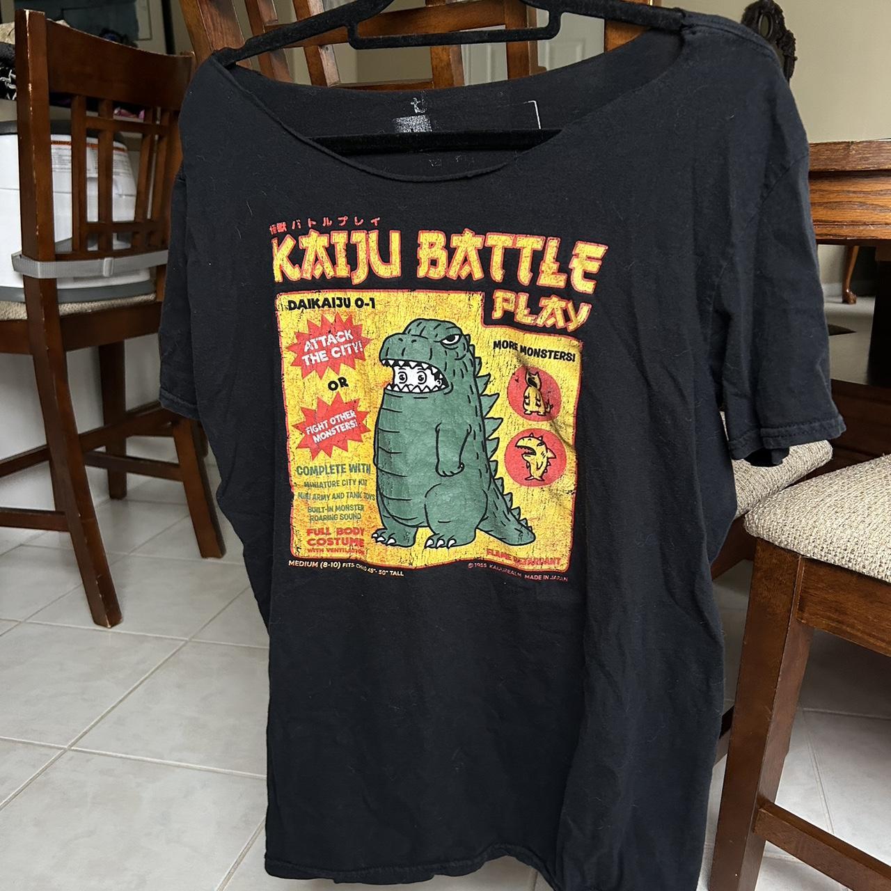 Kaiju battle play shirt online