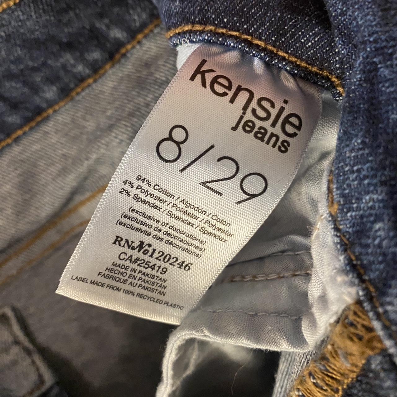 Women's Kensie Jeans stretchy blue denim jeans with - Depop