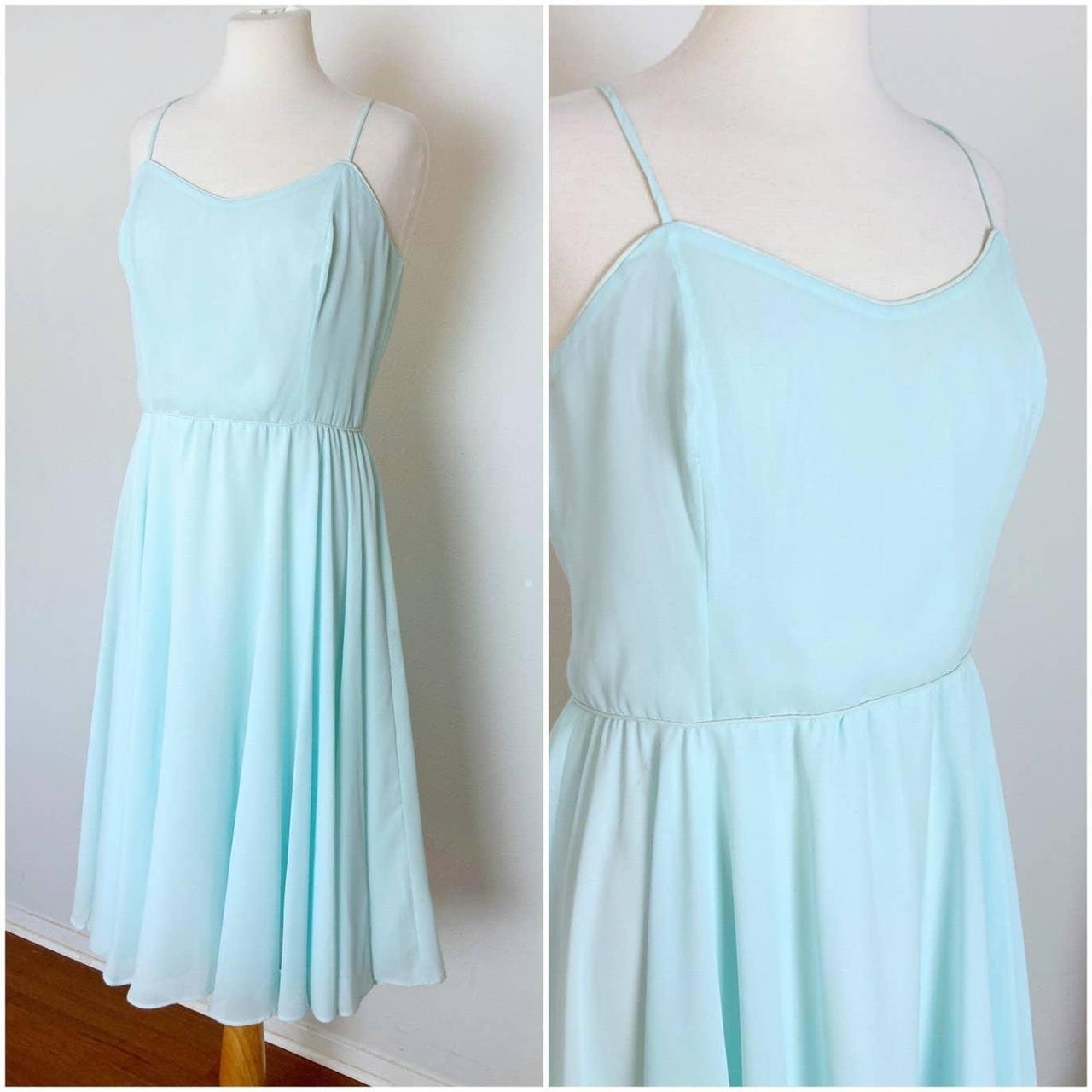 Powder blue skater dress hotsell