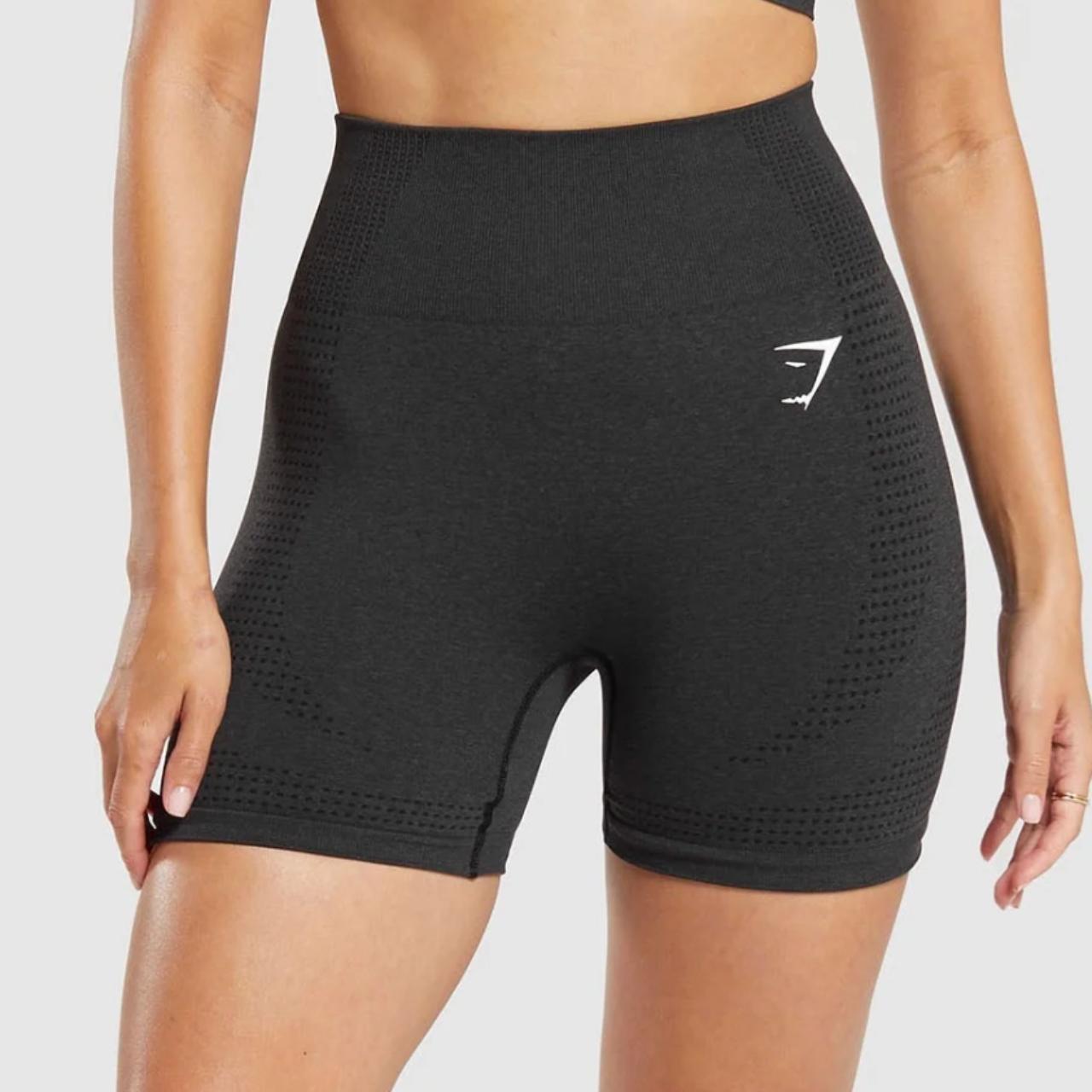 Black Gymshark Vital Seamless biker shorts. High... Depop