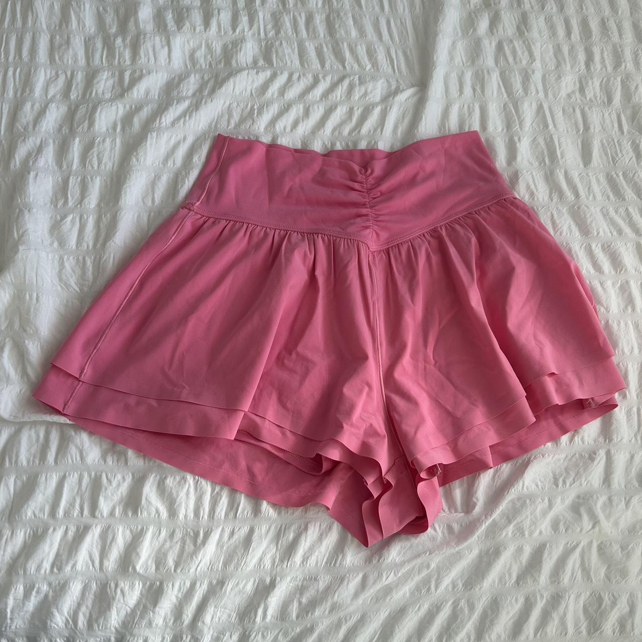 aerie bubblegum pink shorts women’s size... - Depop