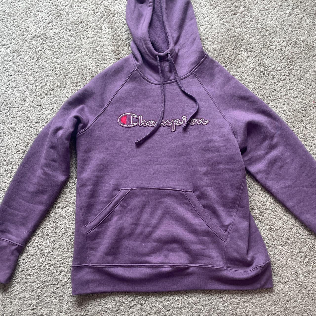 Champion Women's Purple Hoodie | Depop