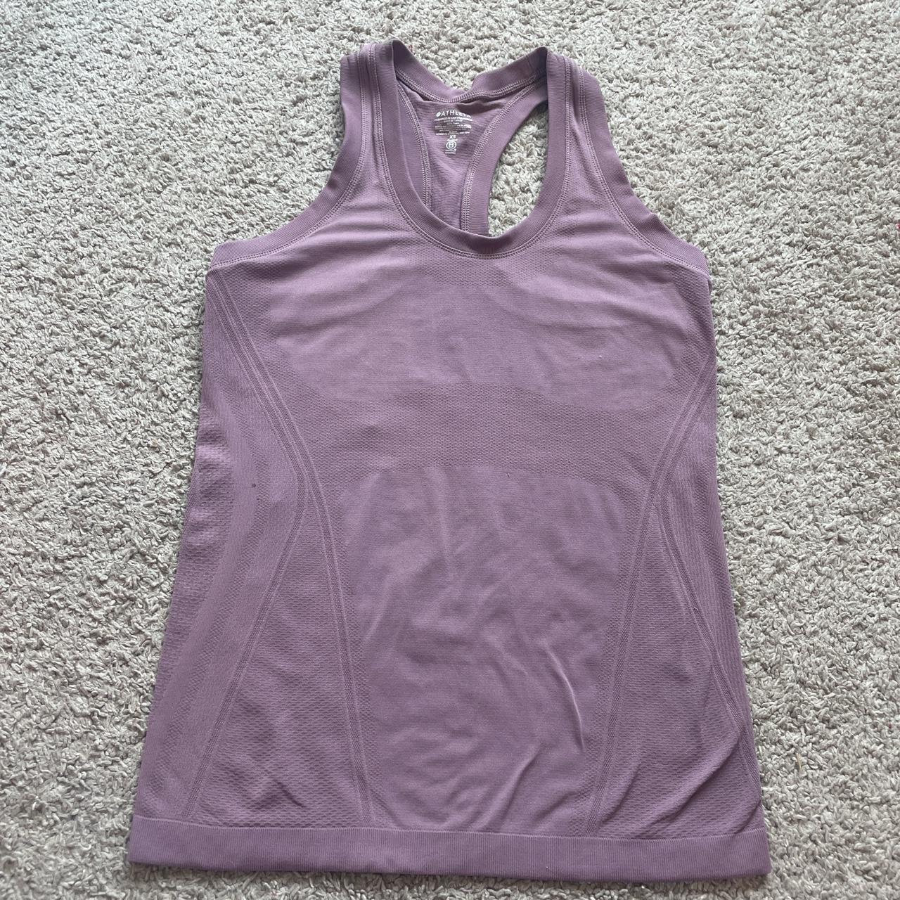 Athleta Women's Purple Vest | Depop