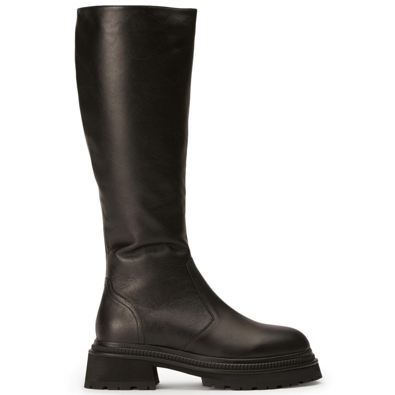 REPOP Tony Bianco Hitch Black Venice Calf Boots.... - Depop