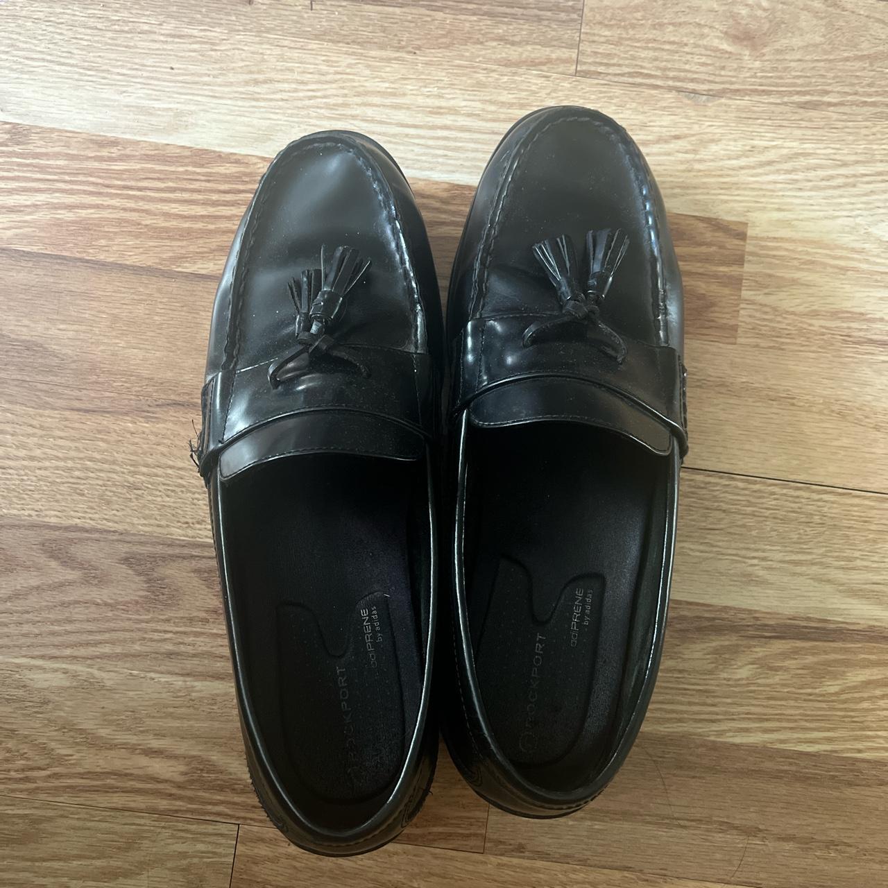 Rockport Men's Black Loafers | Depop