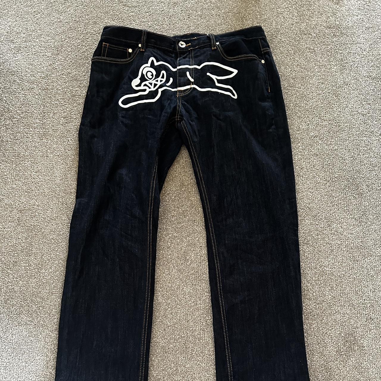 Billionaire Boys Club Men's Black and White Jeans | Depop