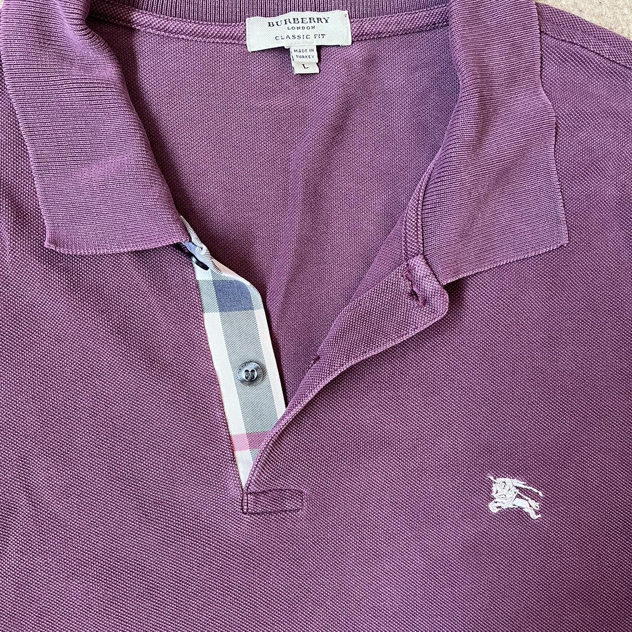 Vintage Burberry Golf Shirt Depop