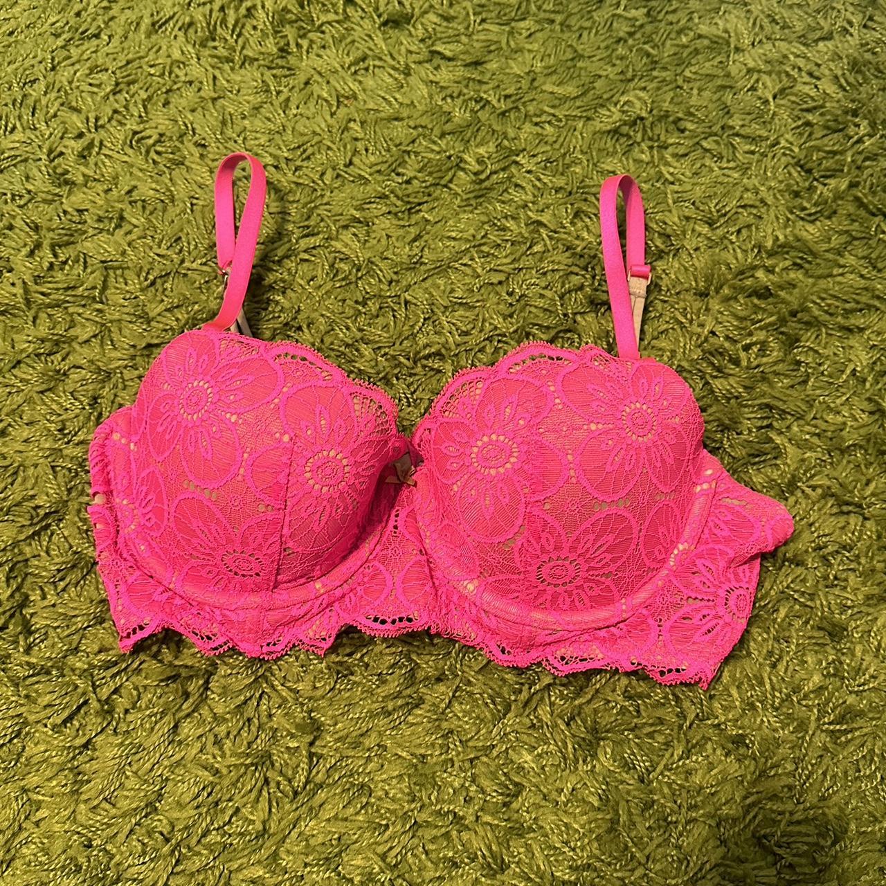 Aerie hot pink bra 36C #bra #lingerie #aerie - Depop