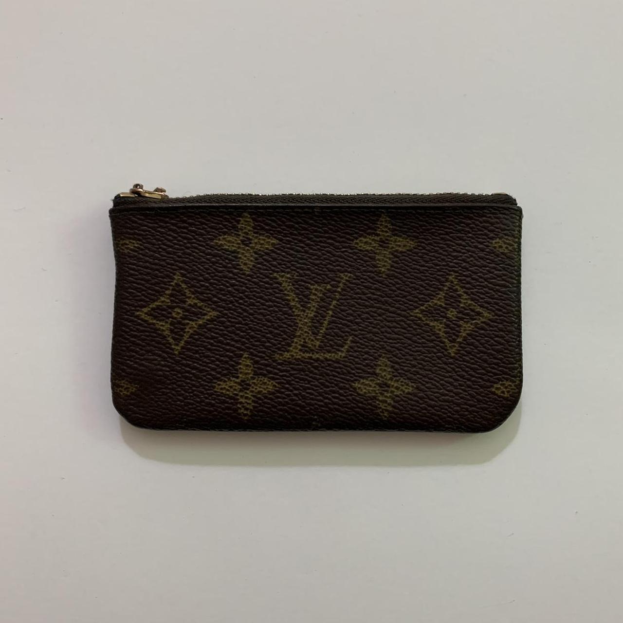 Louis Vuitton Brown Key Pouch! Used like 2 times!  - Depop