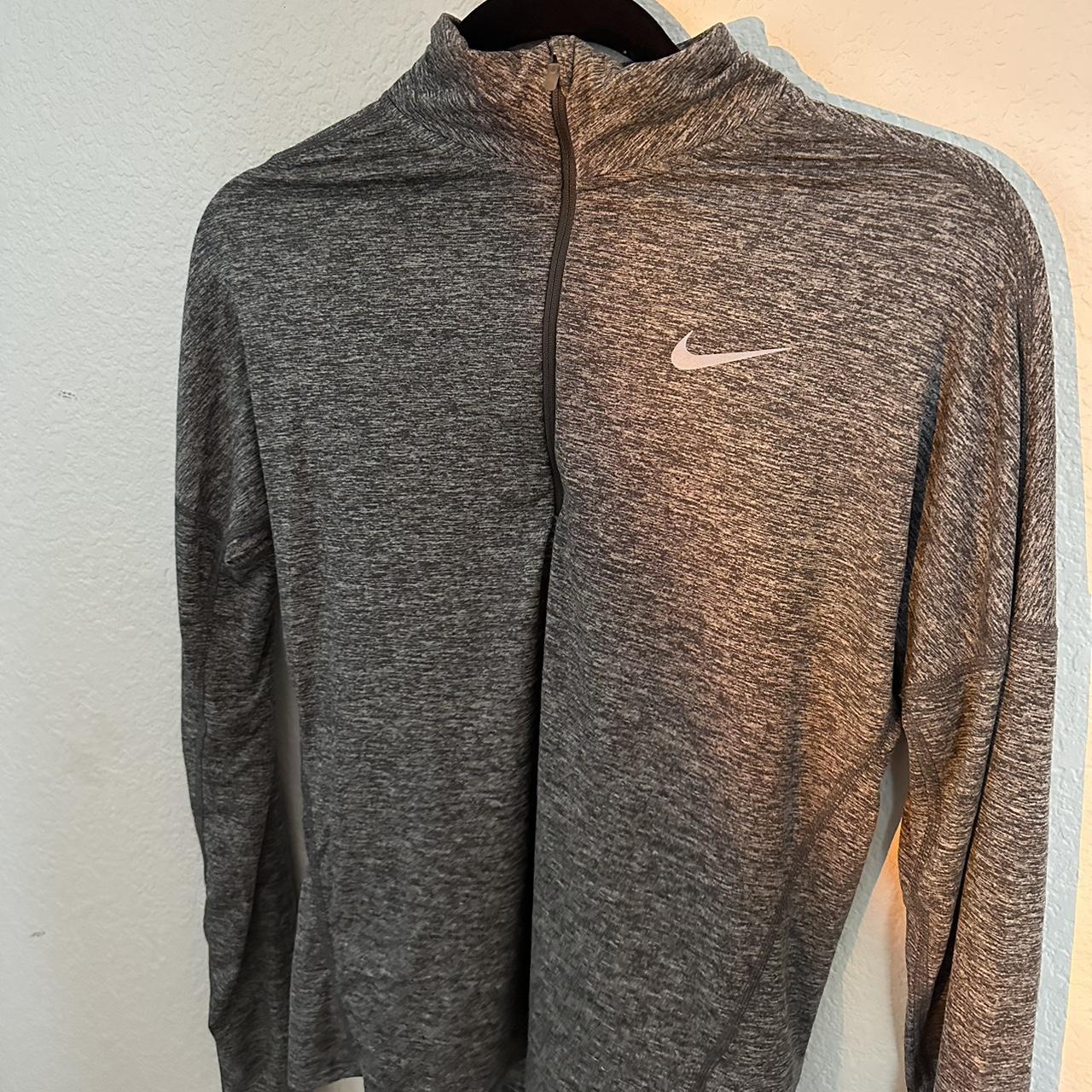 nike zip up grey