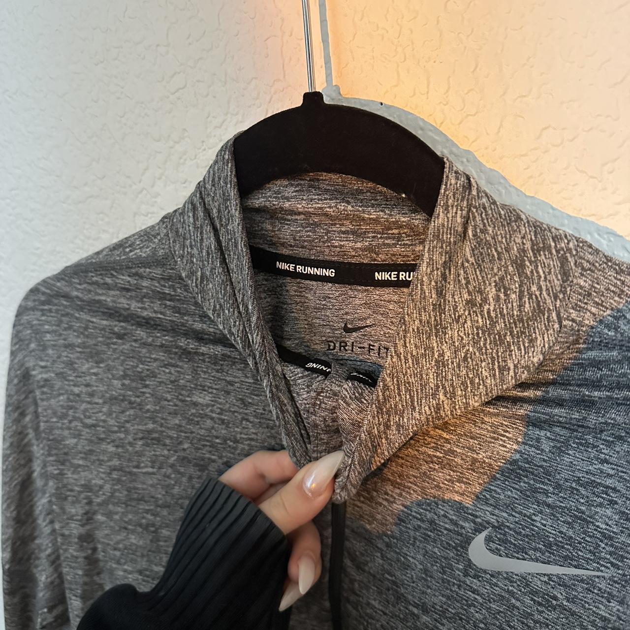 nike zip up grey