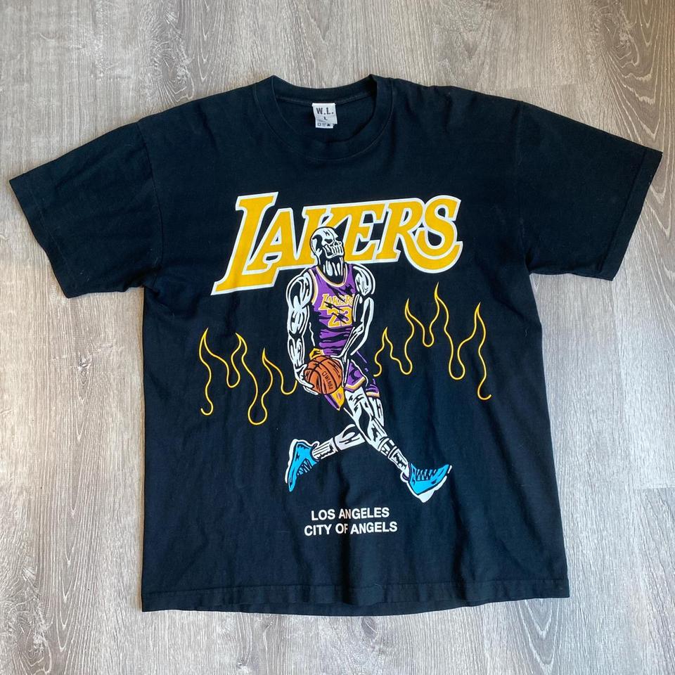 Los Angeles City Of Angels Lebron Lakers Warren Lotas Unisex T