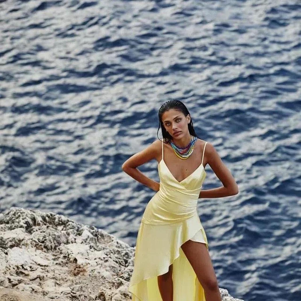 bardot x yellow dress