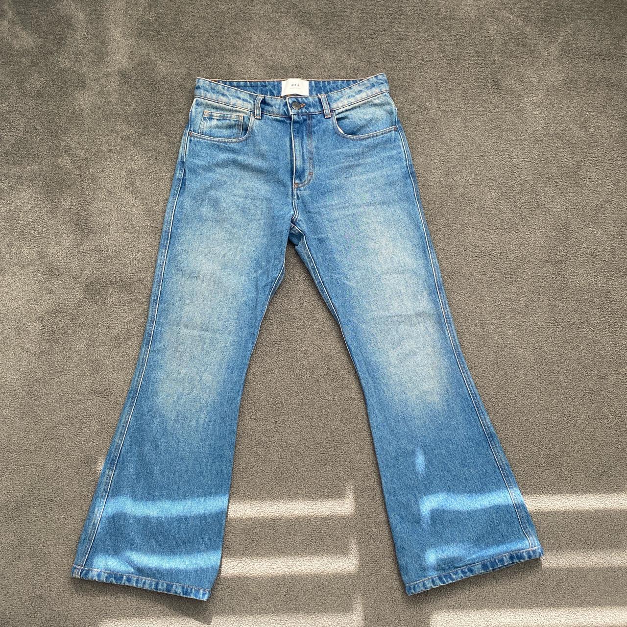 AMI Paris flared jeans. 29 waist. Had the length... - Depop