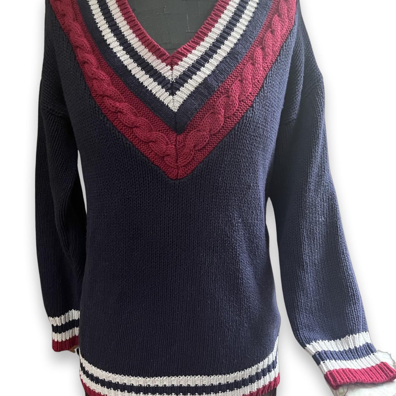 Vintage Ivy Club Classics blue v-neck sweater Ivy... - Depop