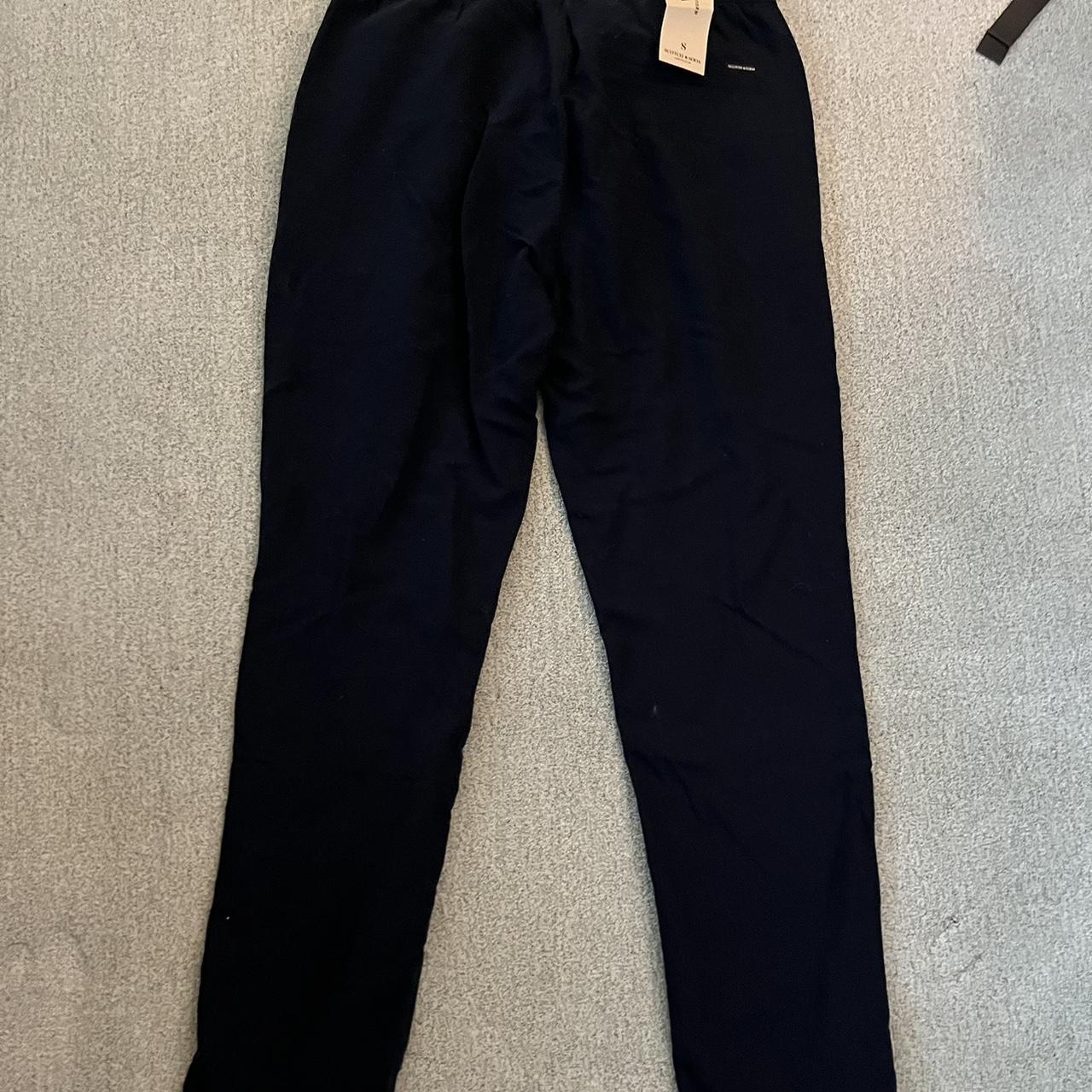 -Navy Scotch & Soda linen pants -never worn -Mens... - Depop