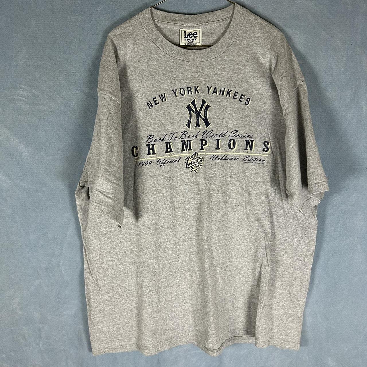 Vintage New York Yankees Back to Back World Series T-Shirt Large