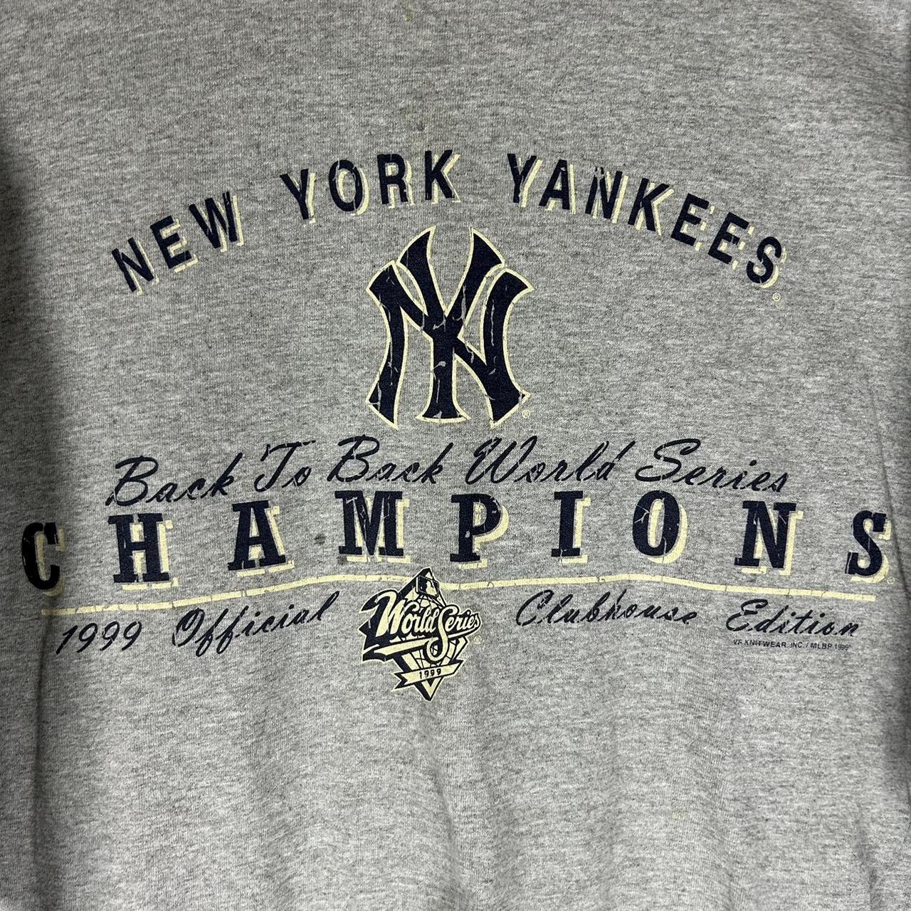 Vintage New York Yankees 1999 World Series Champions - Depop