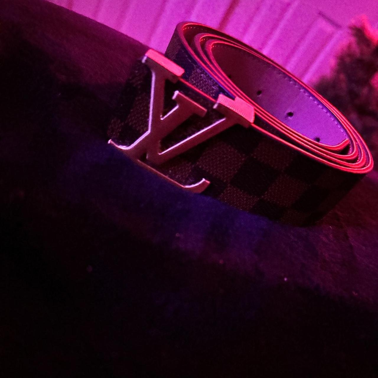 lv belt worn about 5 times comes with box still in... Depop