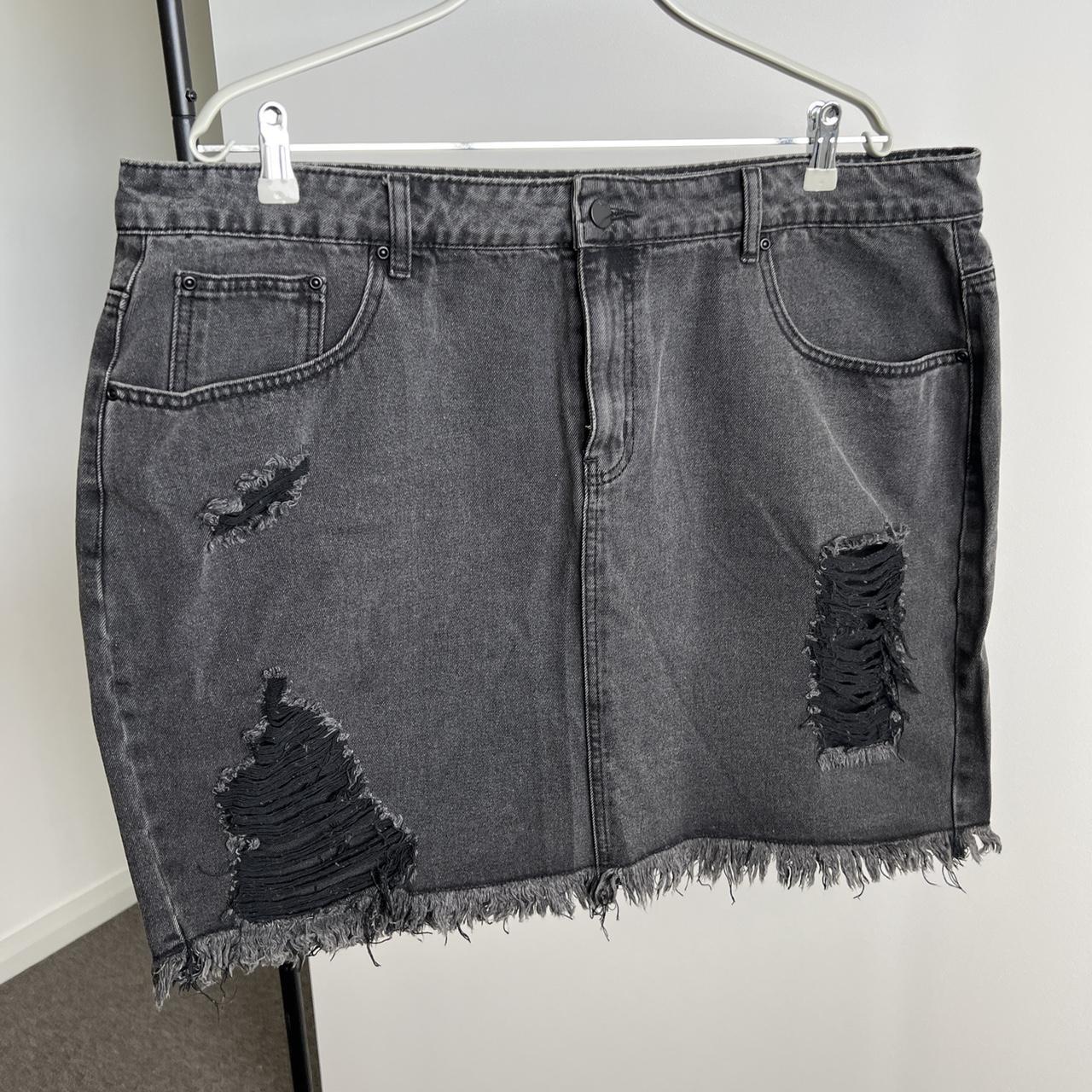 Atmos & Here Denim Skirt. Size 24 Never Worn.... Depop