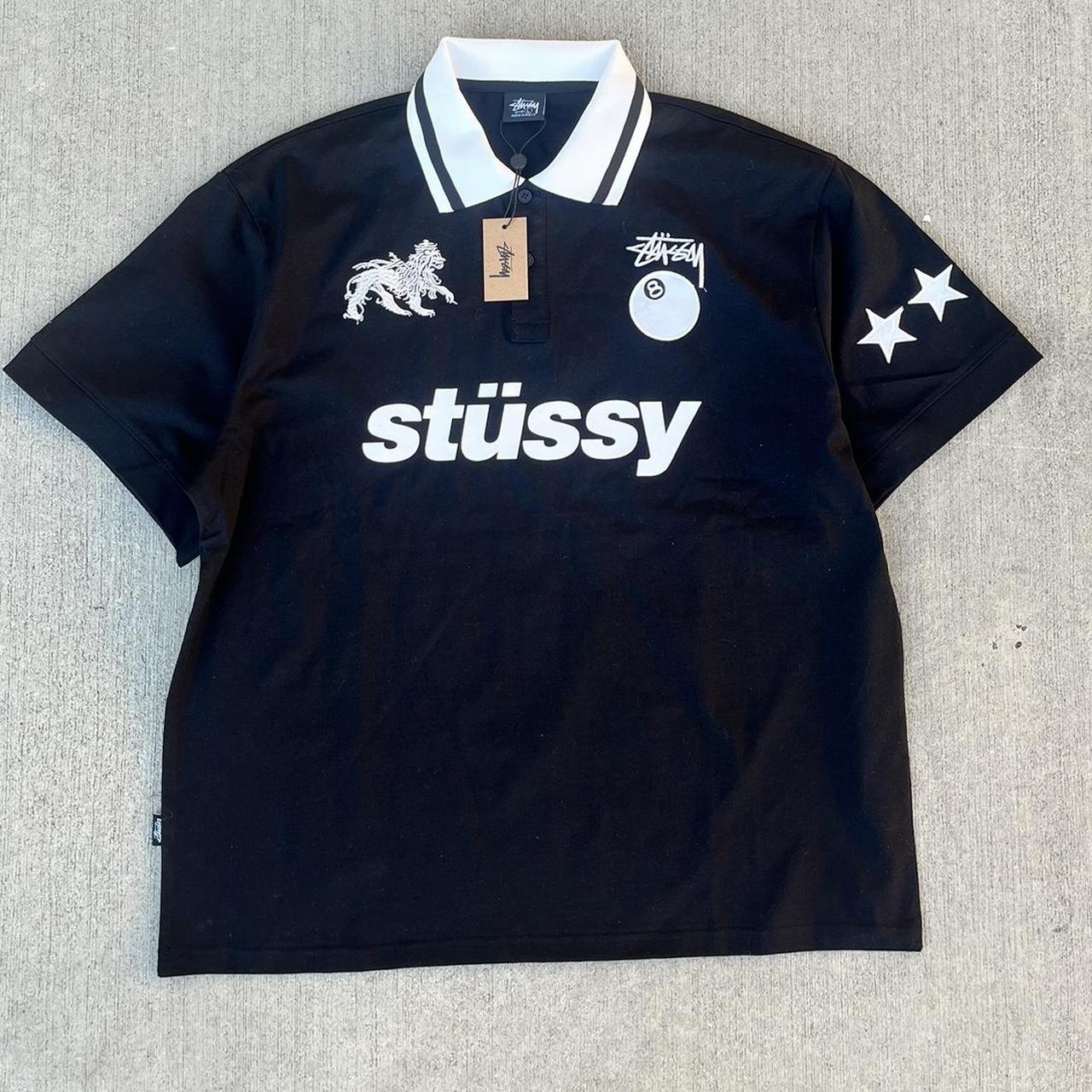 Stussy polo-shirt - Depop Stussy polo-shirt - Depop