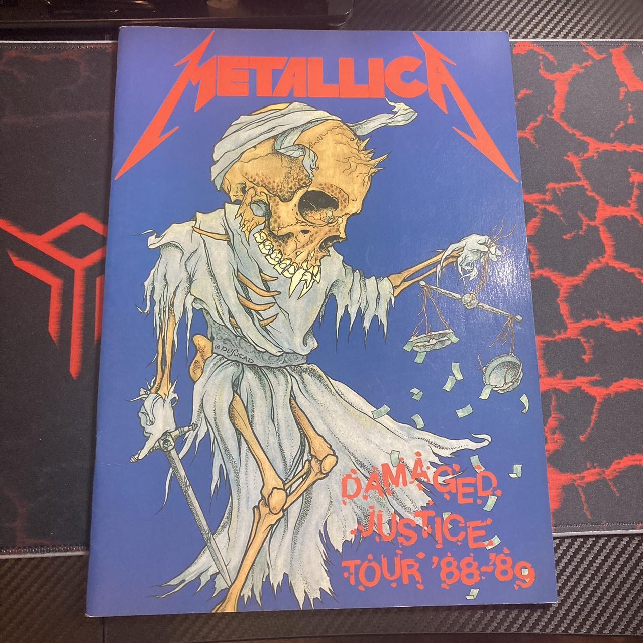 Awesome! Metallica Damaged Justice tour 88-89... - Depop