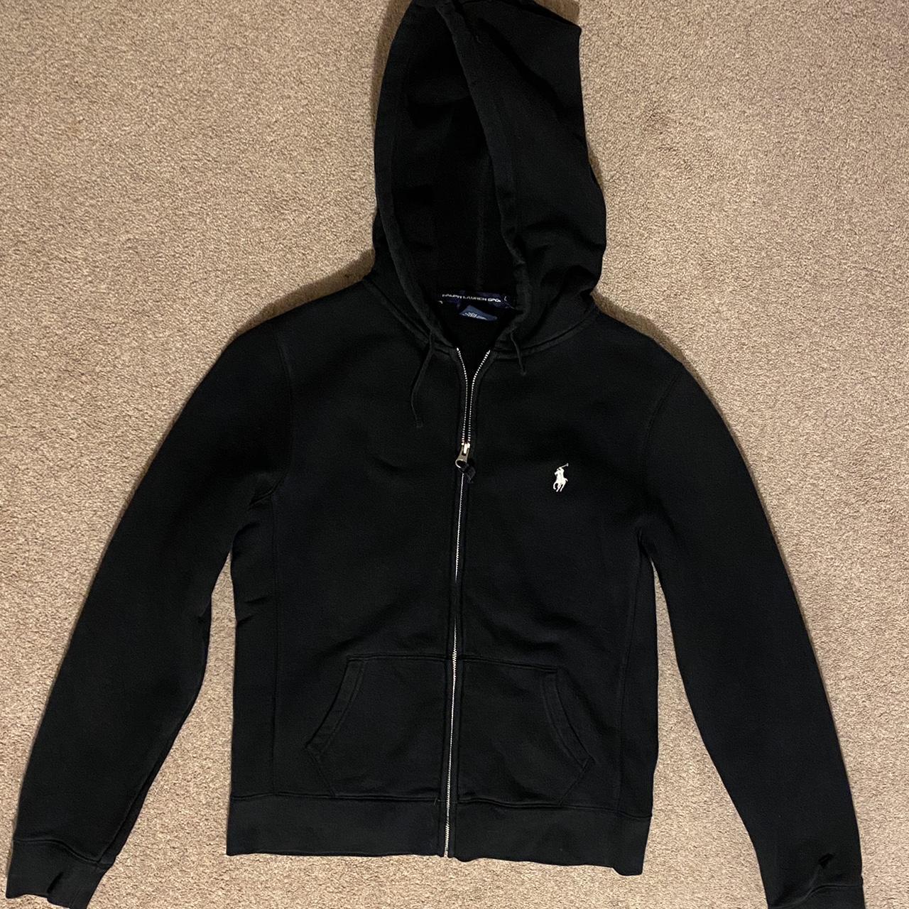 Ralph Lauren Women's Black Hoodie | Depop