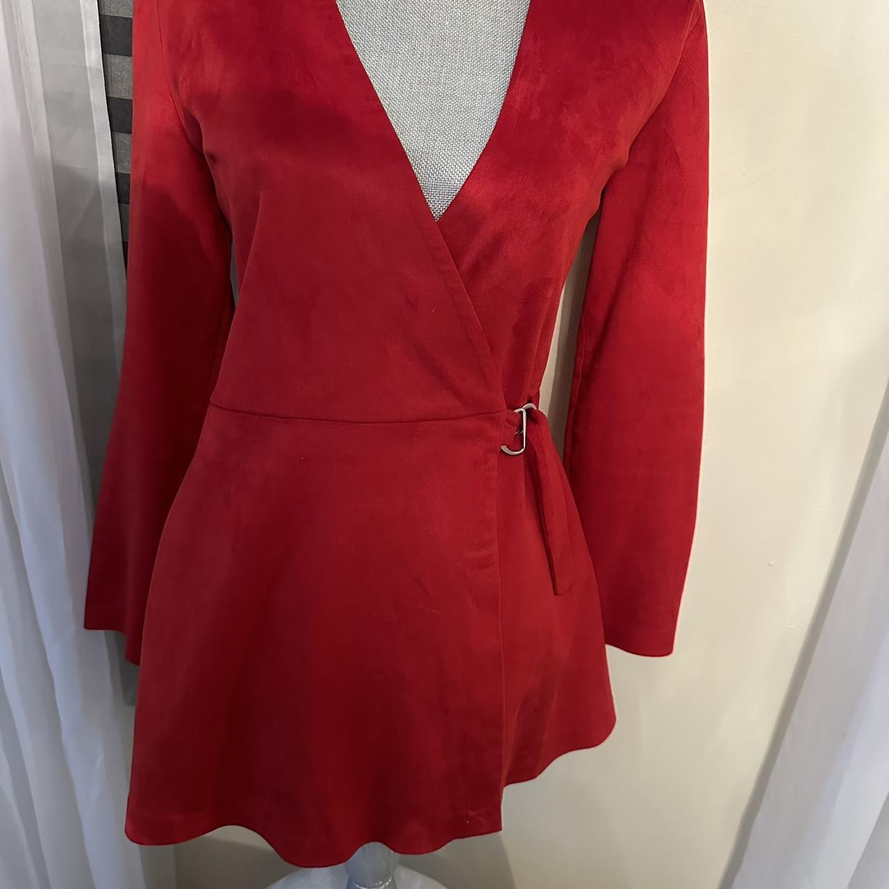 Zara cheap red playsuit