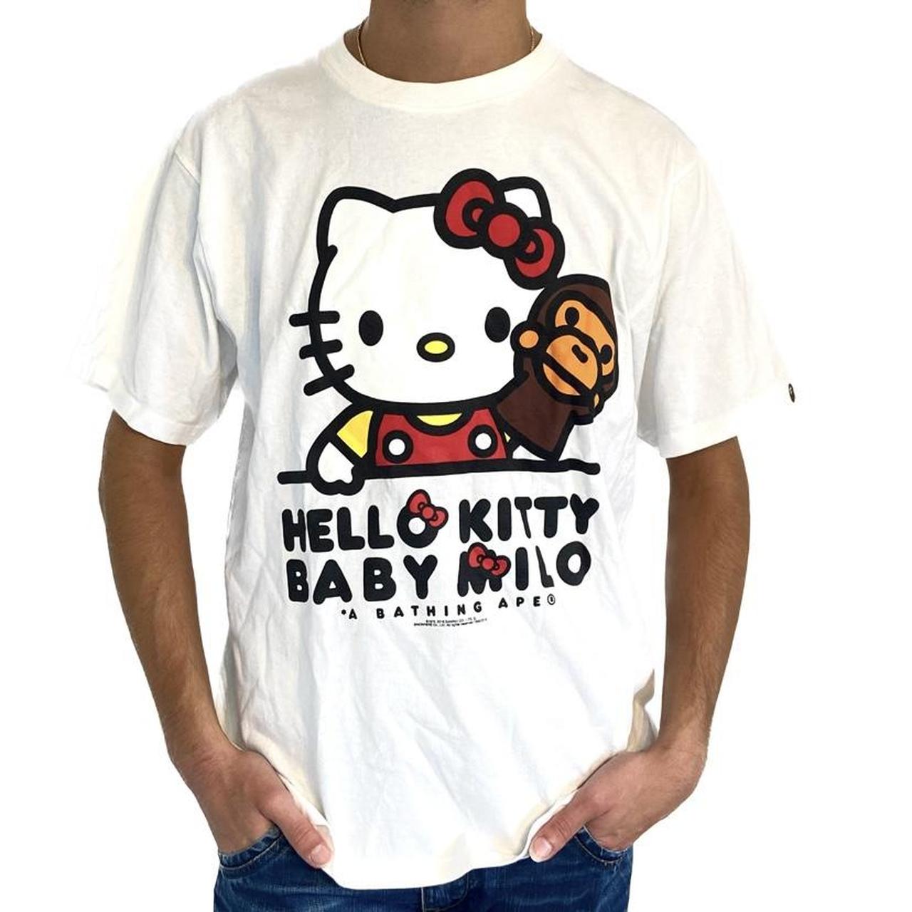 BAPE KIDS HELLO KITTY Tシャツ 水色　90 BAPE KIDS HELLO KITTY Tシャツ 水色 90 BAPE x Hello Kitty