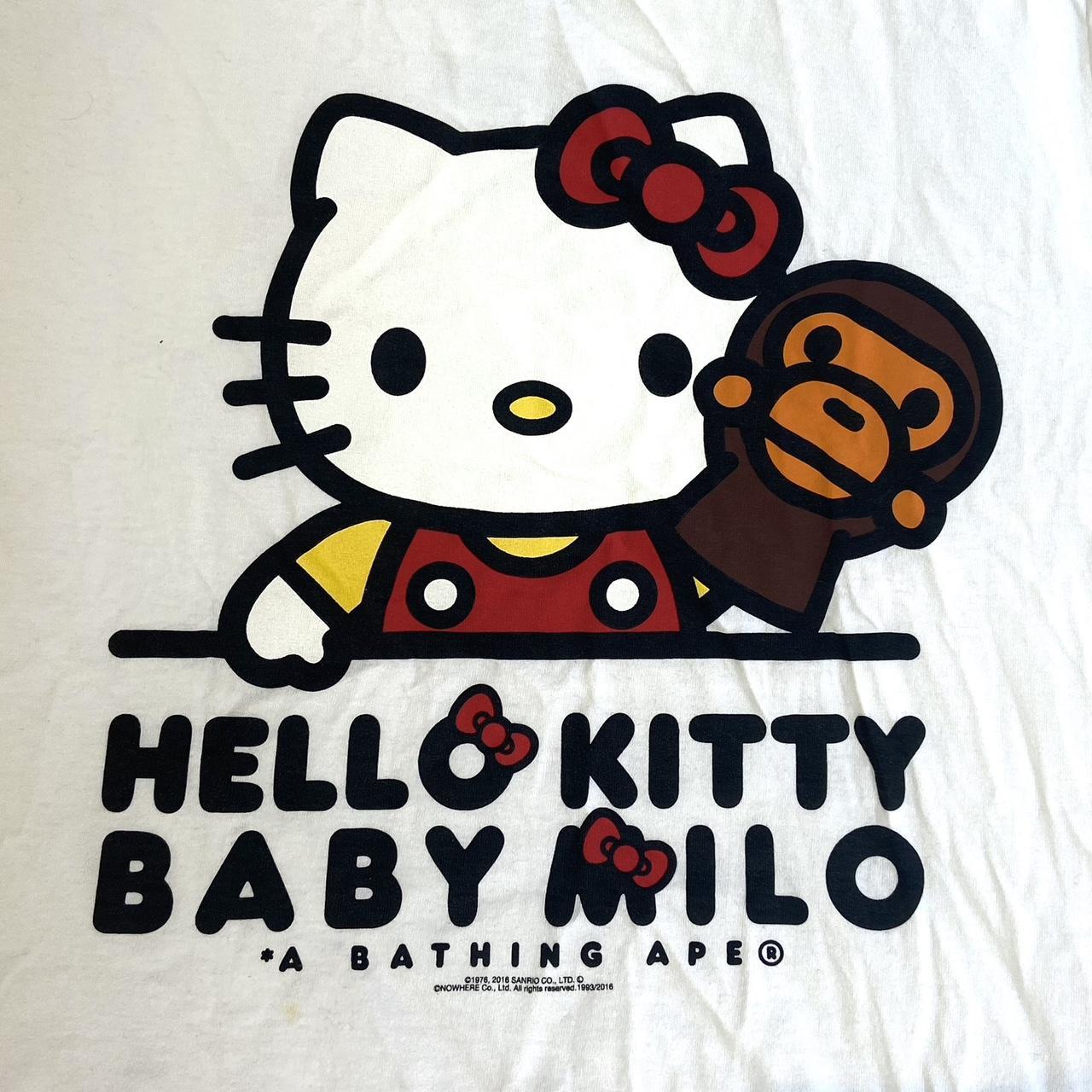 Hello Kitty & Bape tシャツ　90 BABY MILO X HELLO KITTY 】TEE #2 | bape.com