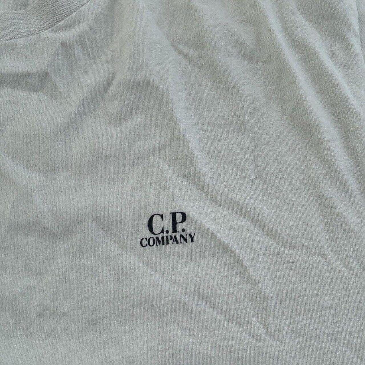 CP Company T-shirt Xl Cream Off White READ... - Depop