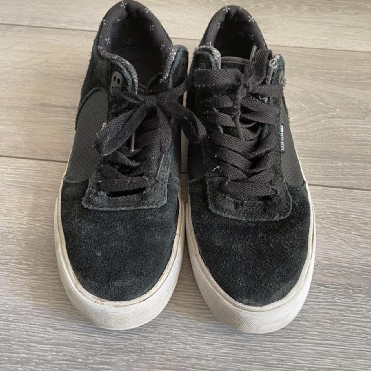 Used but good SUPRA men trainers size 7 black - Depop