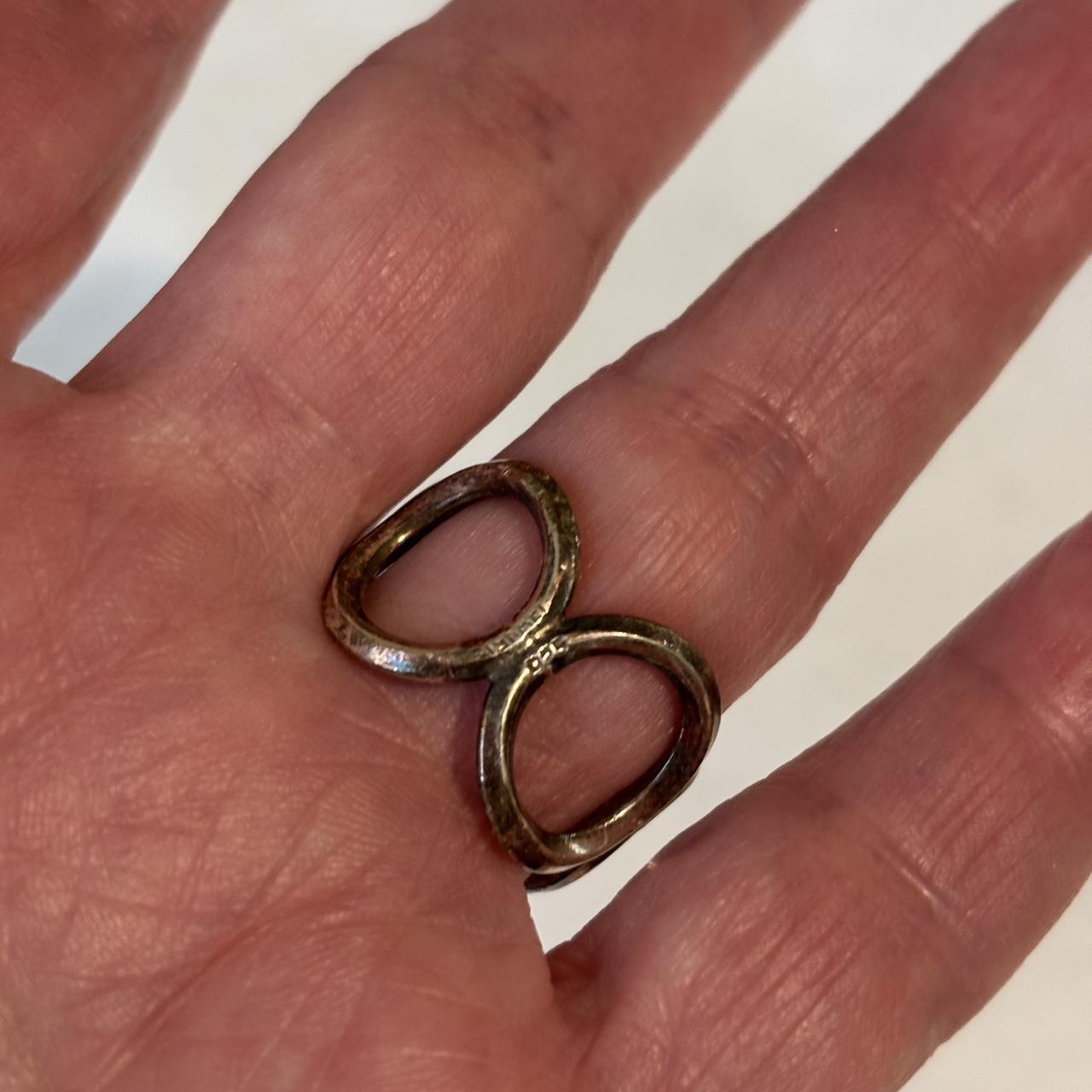 Women's Ring - Multi/Blue – Unique ring featuring… - image 2