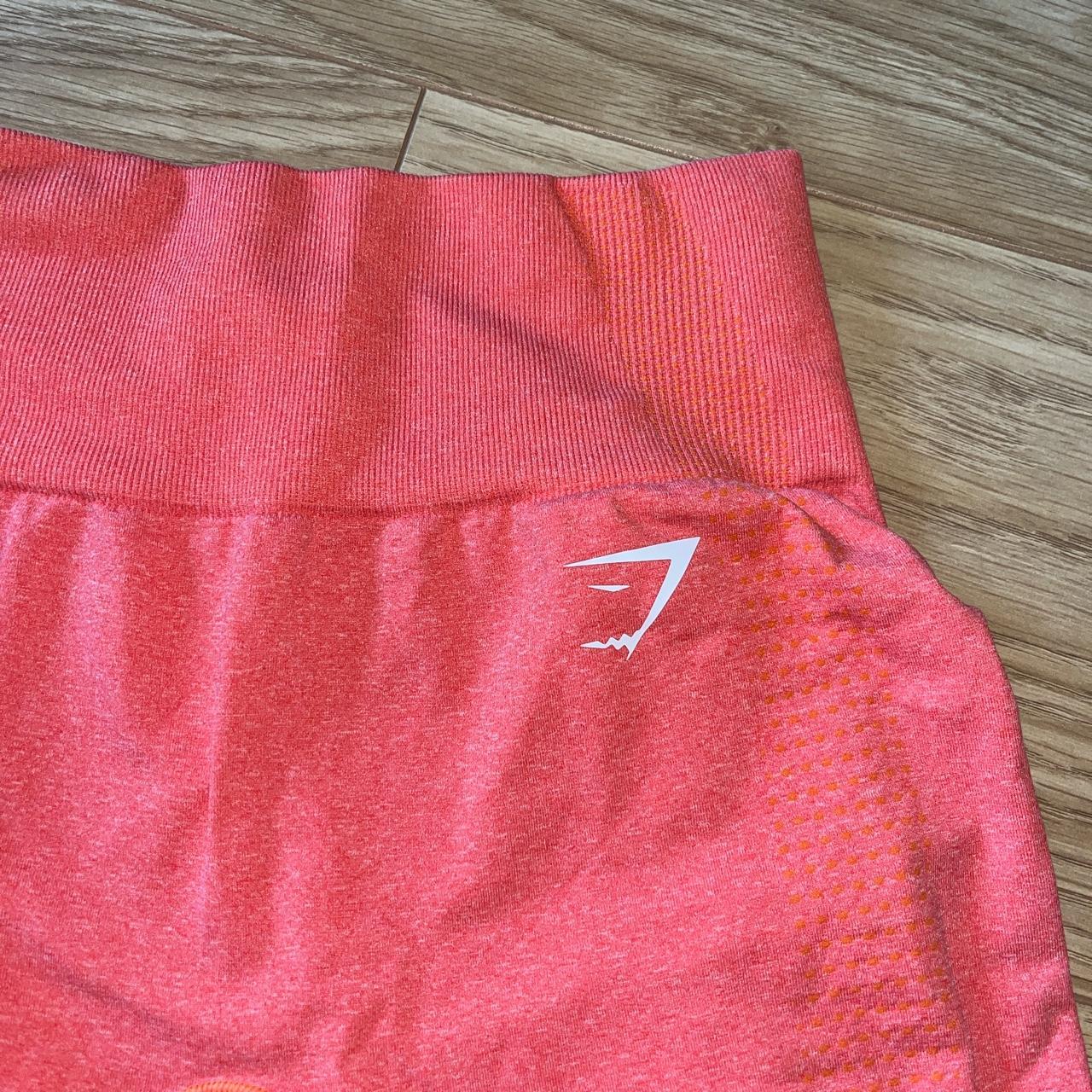 GYMSHARK orange / pink leggings 👖 Size: UK... - Depop