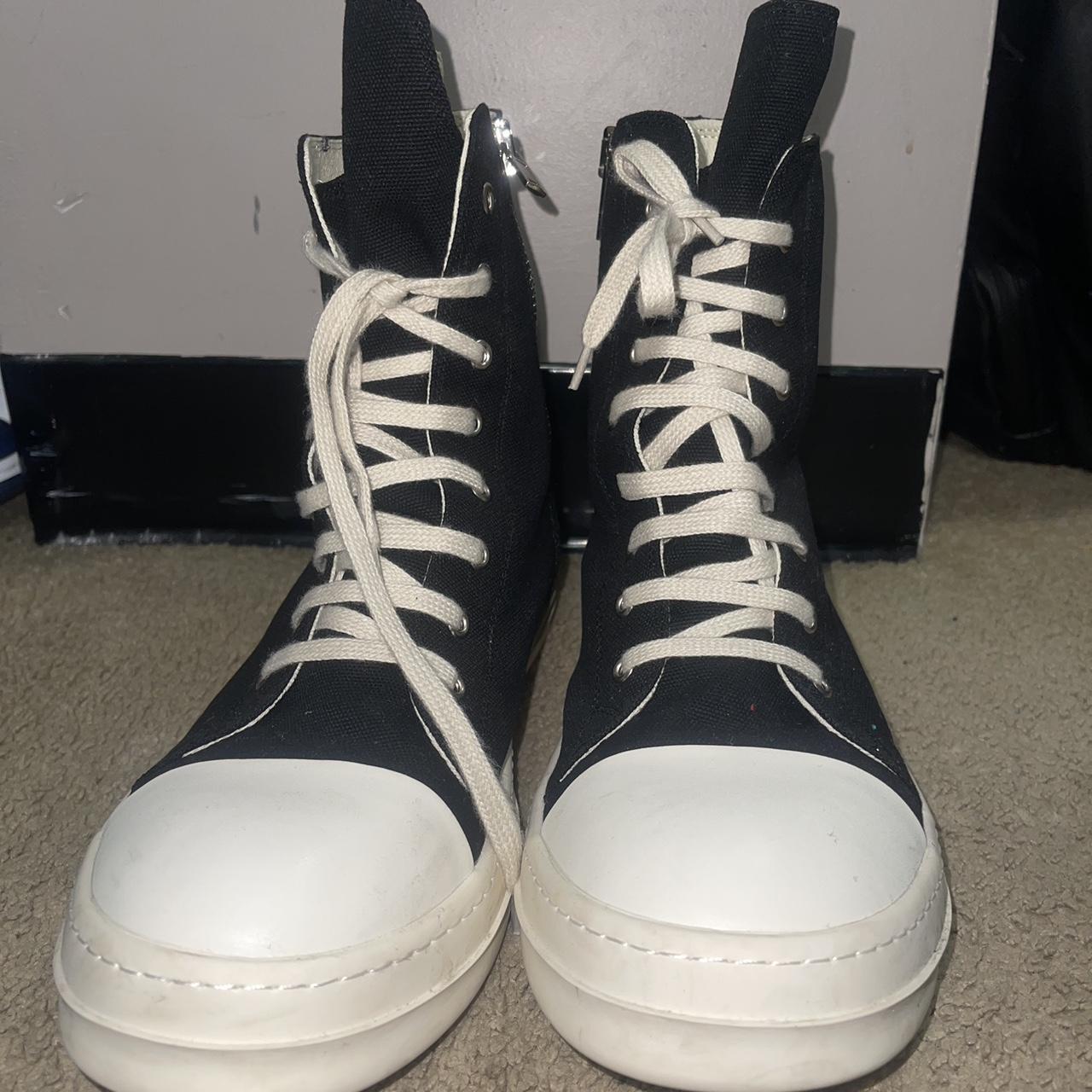 Rick Owens Ramones low i'm so sorry i beat up your - Depop