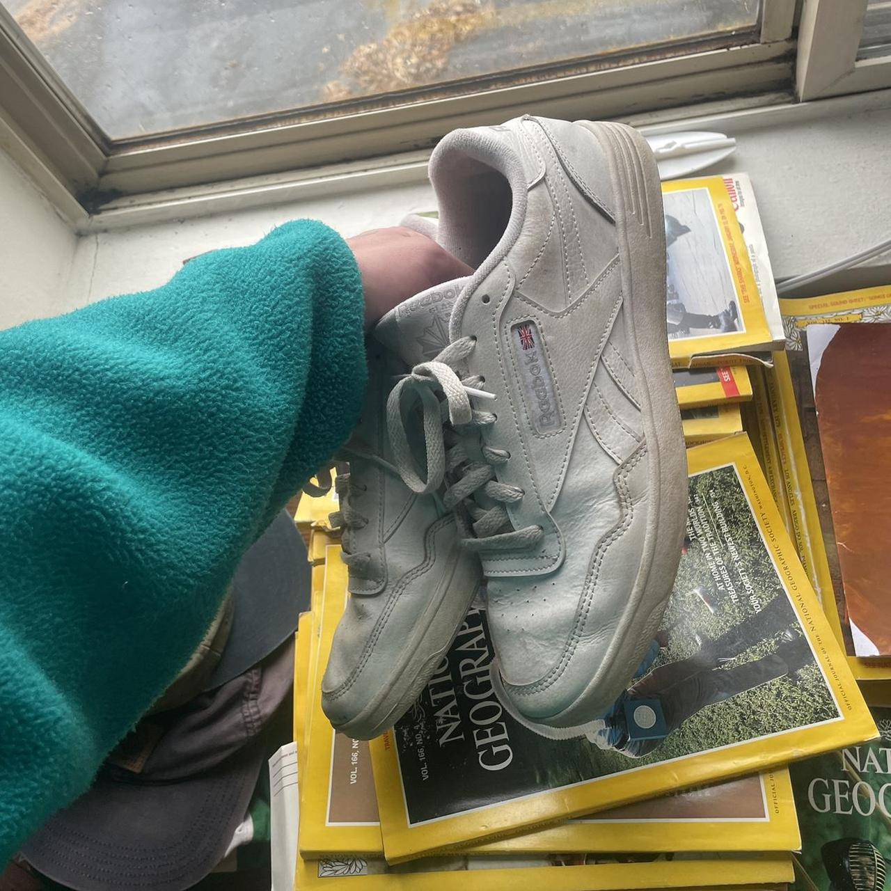 reebok club c all white