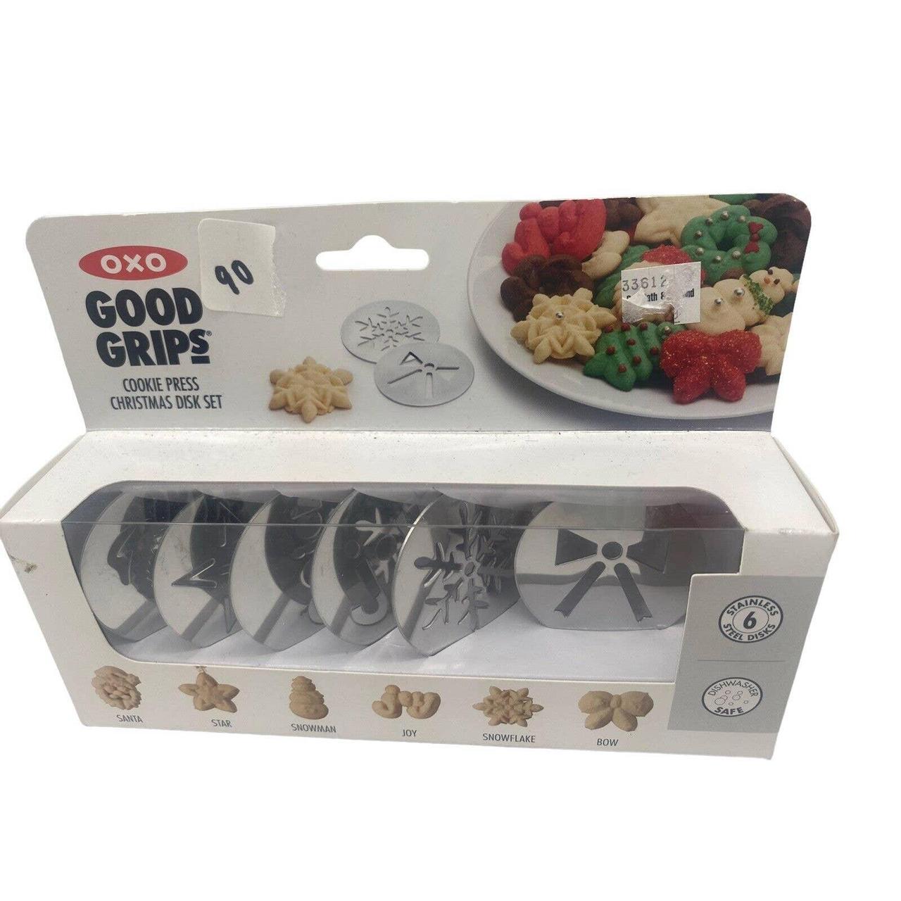 Oxo Good Grips Christmas Cookie Press Disk Set Cookie Press 