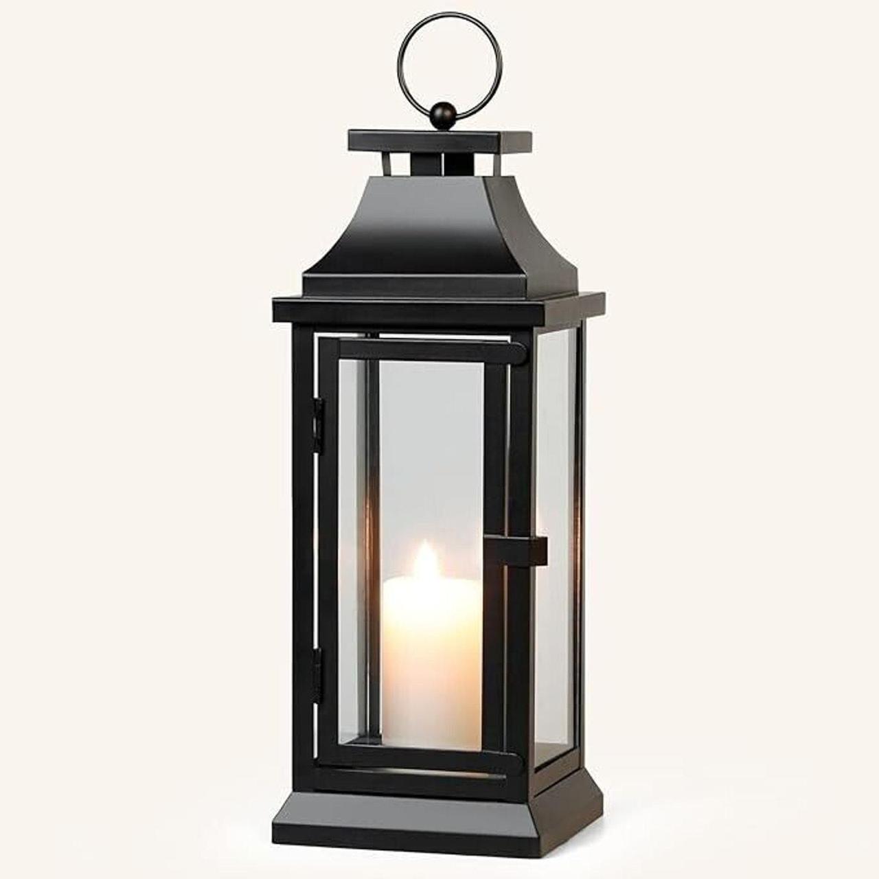 Black hurricane lantern hotsell