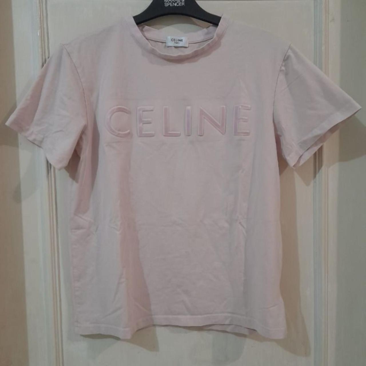 Celine cropped top size small #celine #croppedtop - Depop