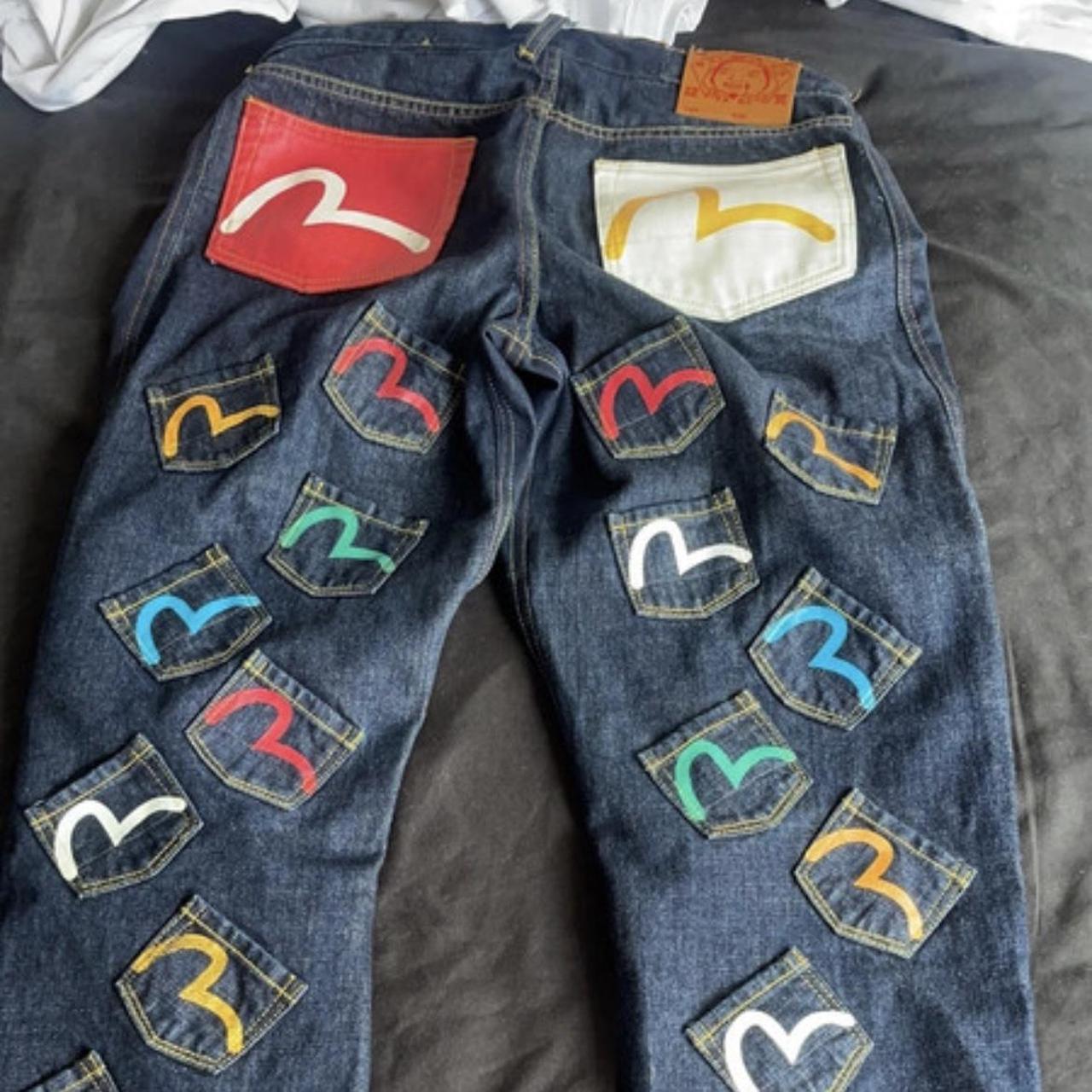 Evisu Women's Multi Jeans | Depop