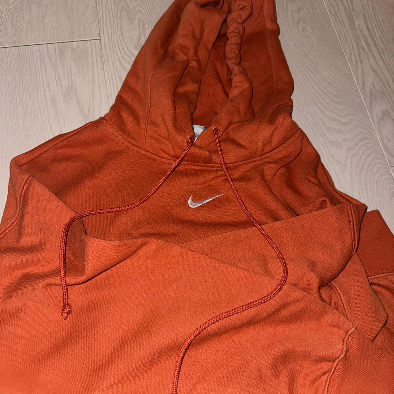 nike hoodie burnt orange